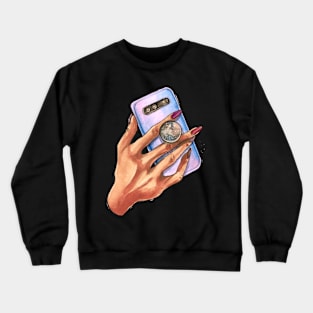 Hello cell phone :) Crewneck Sweatshirt